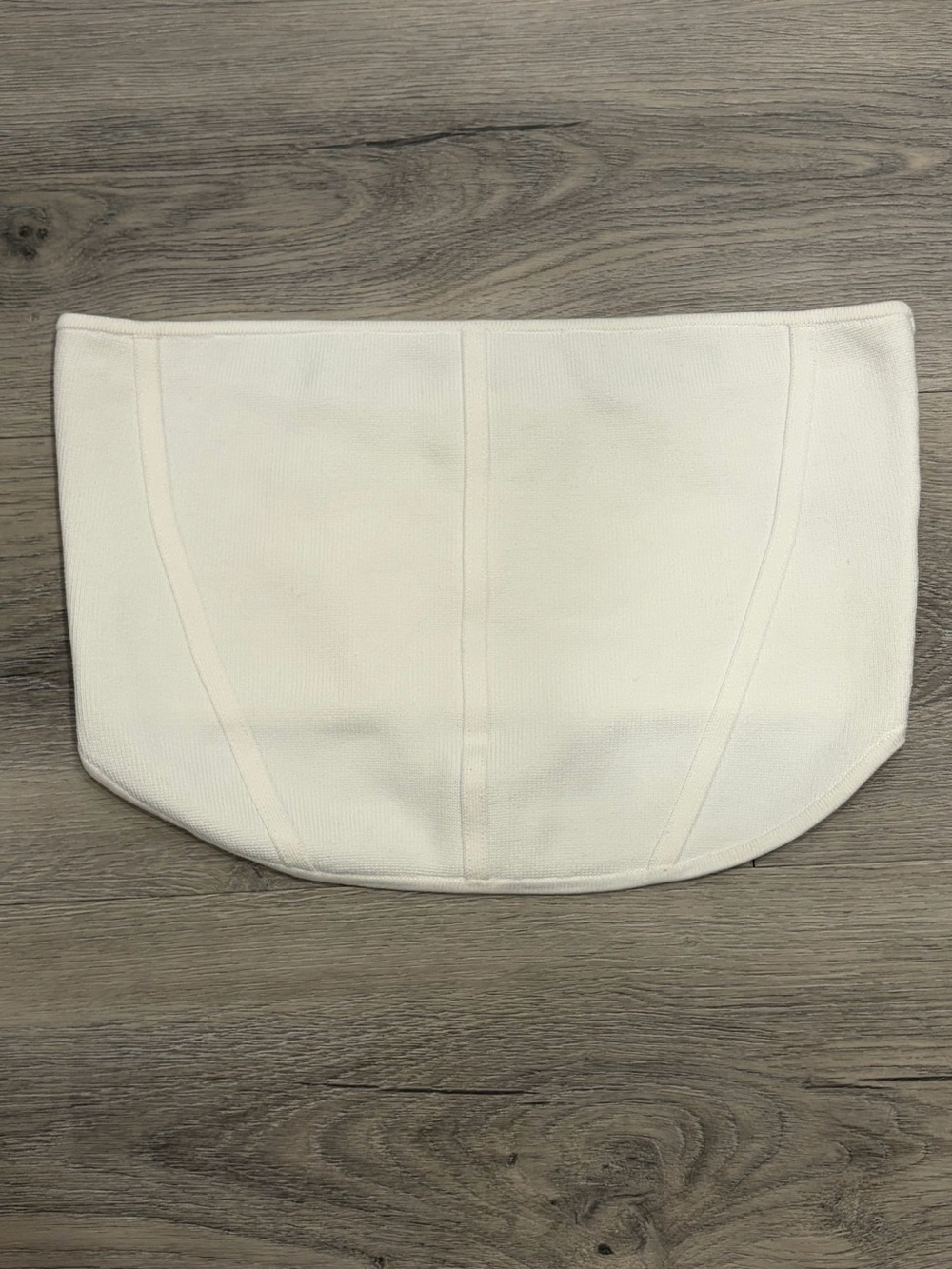 Babaton Sculpt Knit Tube Top White